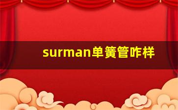 surman单簧管咋样