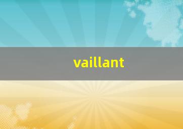 vaillant