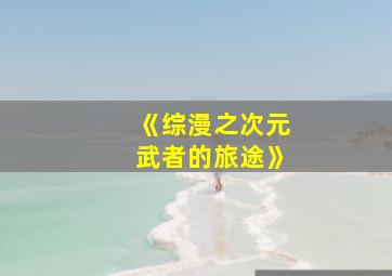 《综漫之次元武者的旅途》