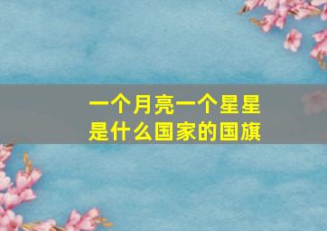 一个月亮一个星星是什么国家的国旗