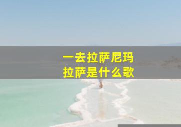 一去拉萨尼玛拉萨是什么歌