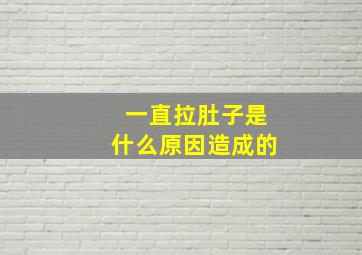 一直拉肚子是什么原因造成的