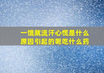 一饿就流汗心慌是什么原因引起的呢吃什么药