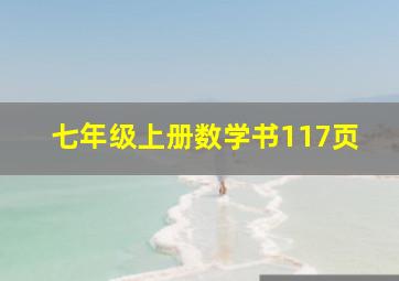 七年级上册数学书117页