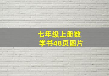 七年级上册数学书48页图片