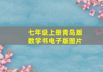 七年级上册青岛版数学书电子版图片