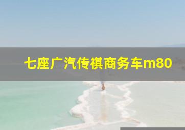 七座广汽传祺商务车m80