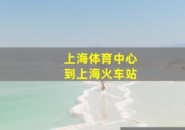 上海体育中心到上海火车站