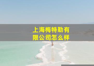 上海梅特勒有限公司怎么样