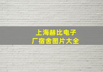 上海赫比电子厂宿舍图片大全