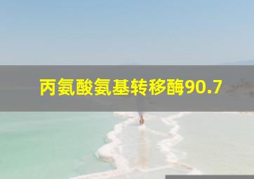 丙氨酸氨基转移酶90.7