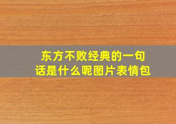 东方不败经典的一句话是什么呢图片表情包