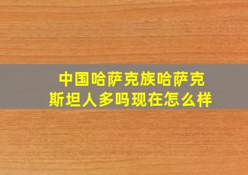 中国哈萨克族哈萨克斯坦人多吗现在怎么样