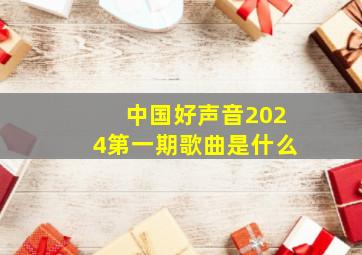 中国好声音2024第一期歌曲是什么