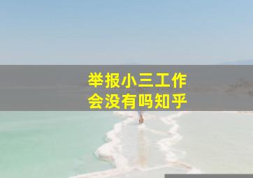 举报小三工作会没有吗知乎