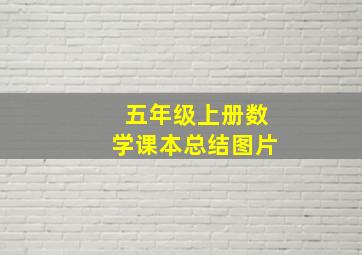 五年级上册数学课本总结图片