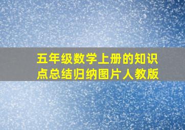 五年级数学上册的知识点总结归纳图片人教版