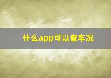 什么app可以查车况