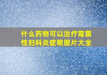 什么药物可以治疗霉菌性妇科炎症呢图片大全