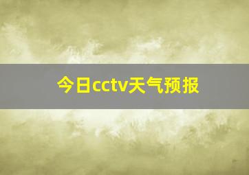 今日cctv天气预报