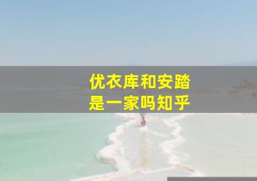 优衣库和安踏是一家吗知乎