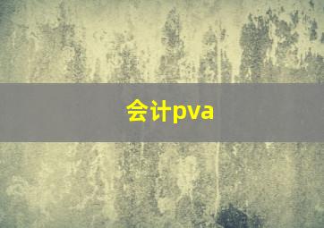 会计pva