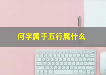 何字属于五行属什么