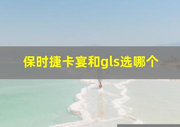 保时捷卡宴和gls选哪个