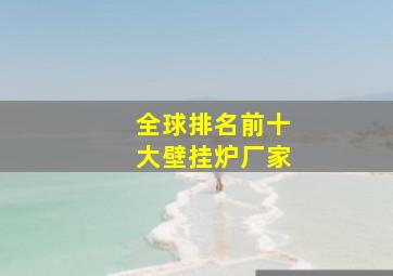 全球排名前十大壁挂炉厂家