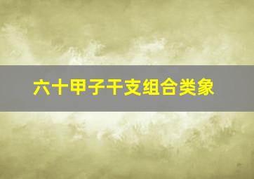 六十甲子干支组合类象