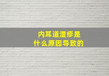 内耳道湿疹是什么原因导致的