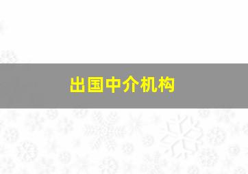 出国中介机构