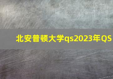 北安普顿大学qs2023年QS