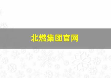 北燃集团官网