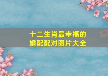 十二生肖最幸福的婚配配对图片大全