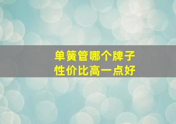 单簧管哪个牌子性价比高一点好