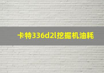 卡特336d2l挖掘机油耗