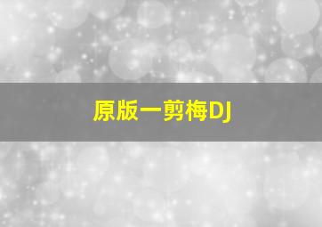 原版一剪梅DJ