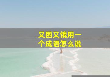 又困又饿用一个成语怎么说