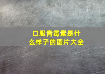 口服青霉素是什么样子的图片大全