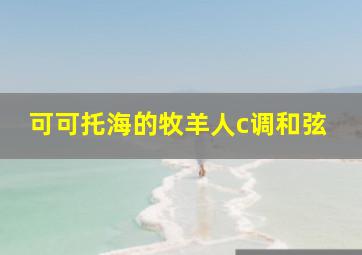 可可托海的牧羊人c调和弦