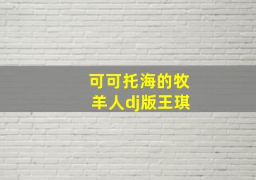 可可托海的牧羊人dj版王琪