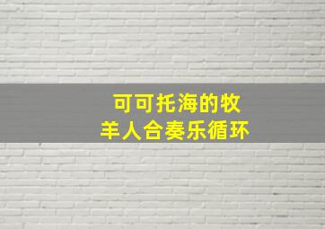 可可托海的牧羊人合奏乐循环