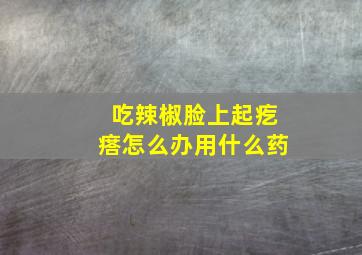 吃辣椒脸上起疙瘩怎么办用什么药