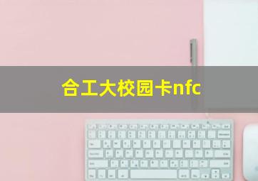 合工大校园卡nfc