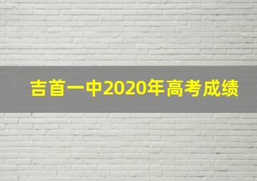 吉首一中2020年高考成绩