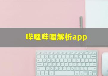 哔哩哔哩解析app