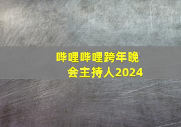 哔哩哔哩跨年晚会主持人2024