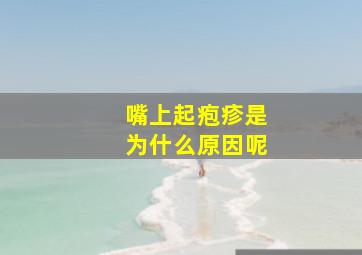 嘴上起疱疹是为什么原因呢