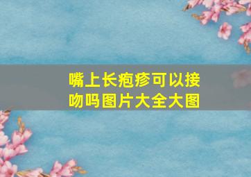 嘴上长疱疹可以接吻吗图片大全大图